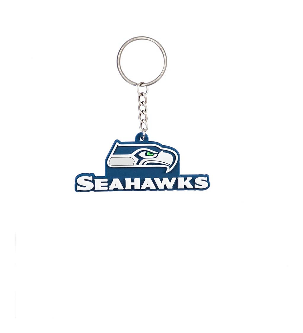 Seattle Seahawks Rubber Keychain
