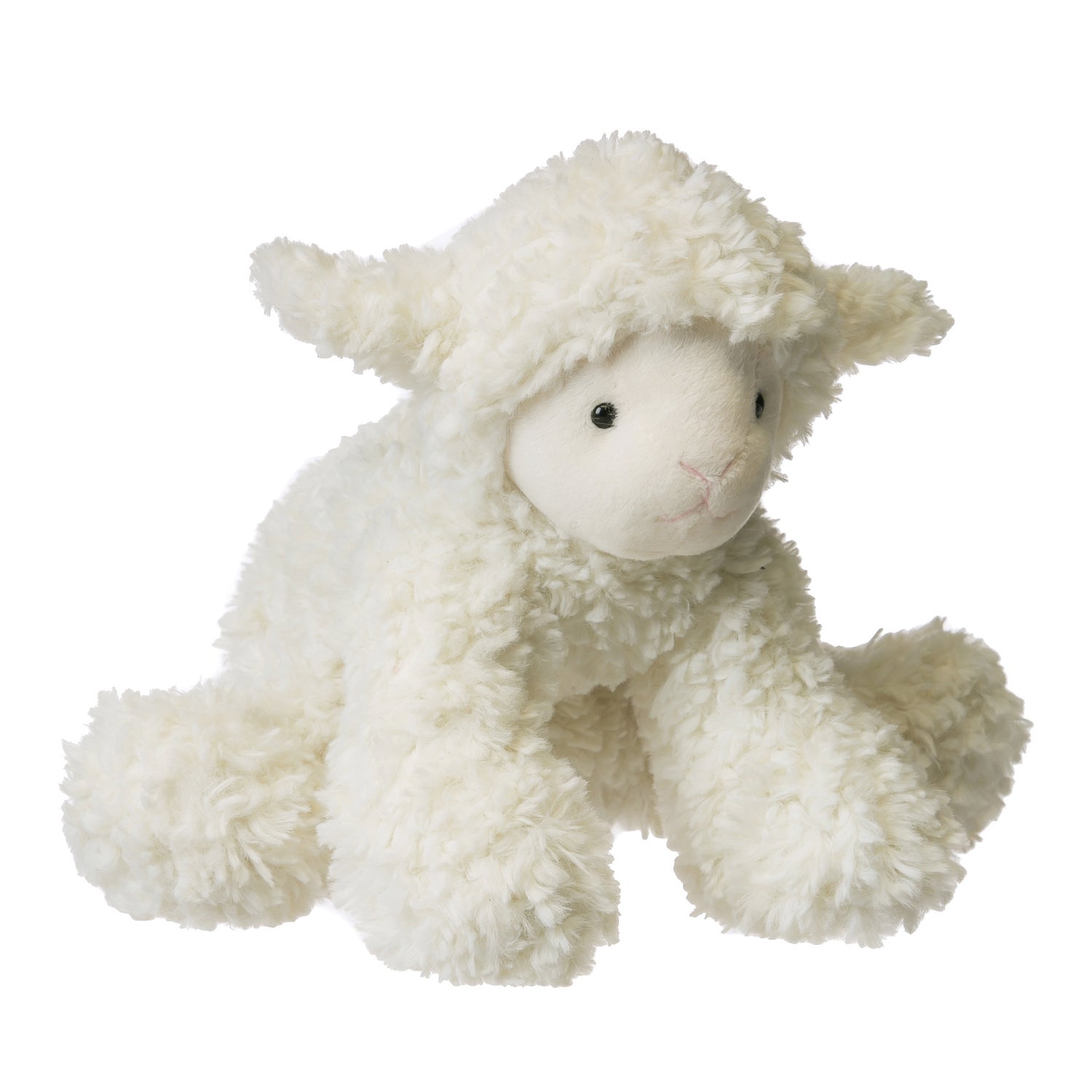 White Little Lamb Cuddly Plush Stuffed Animal