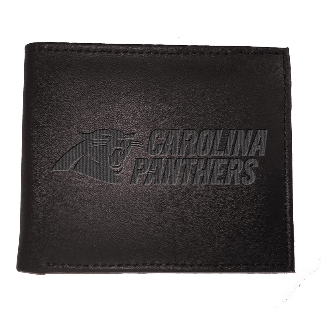 Carolina Panthers Bi-Fold Leather Wallet