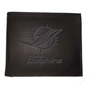 Miami Dolphins Bi-Fold Leather Wallet