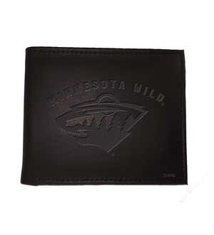 Minnesota Wild Bi Fold Leather Wallet