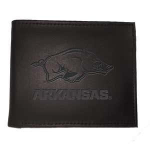University of Arkansas Bi Fold Leather Wallet