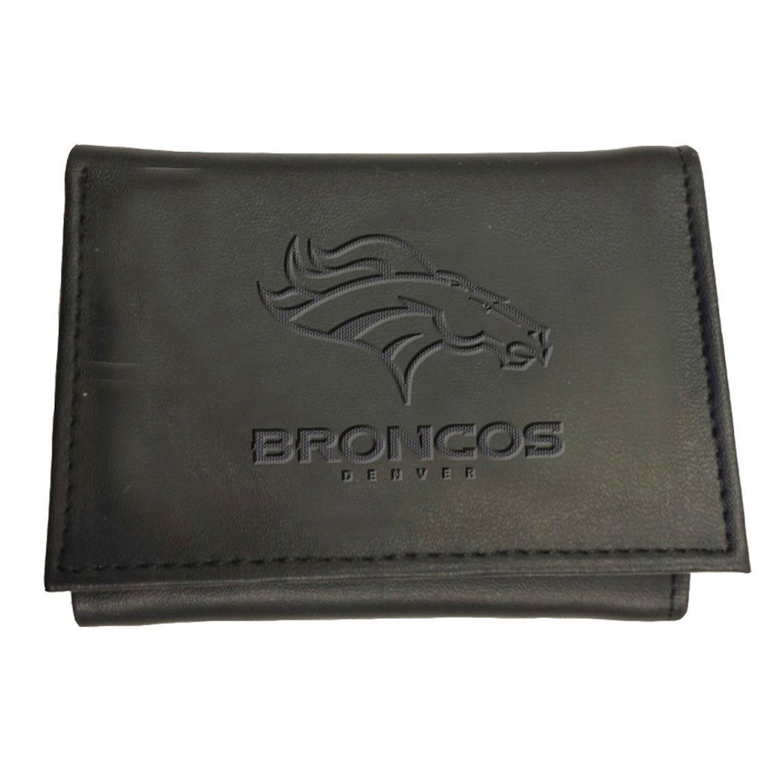 Denver Broncos Tri-Fold Leather Wallet