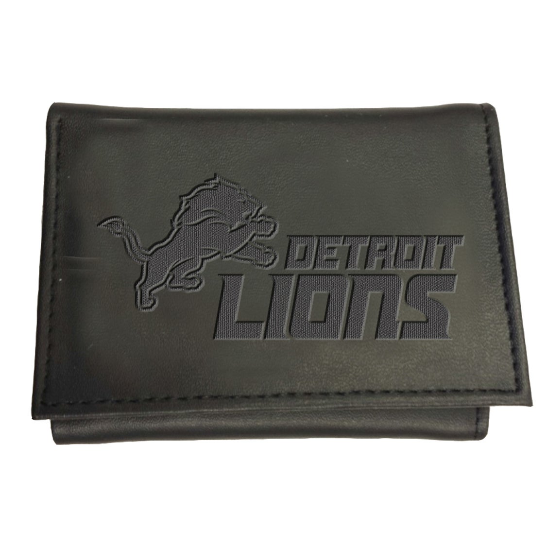 Detroit Lions Tri-Fold Leather Wallet