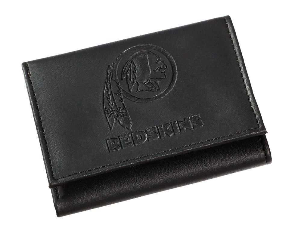 Washington Redskins Tri Fold Leather Wallet