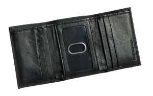 Clemson University Tri Fold Leather Wallet