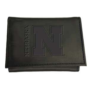 University of Nebraska Tri-Fold Leather Wallet