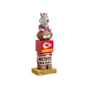 Kansas City Chiefs Tiki Team Totem Garden Statue