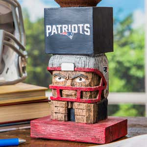 New England Patriots Tiki Team Totem Garden Statue