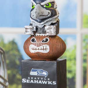 Seattle Seahawks Tiki Team Totem Garden Statue