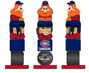 Montreal Canadiens Team Garden Statue