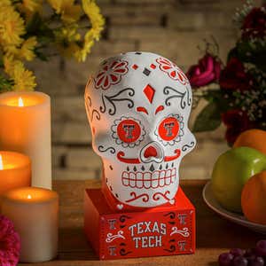 Texas Tech Sugar Skull Statue