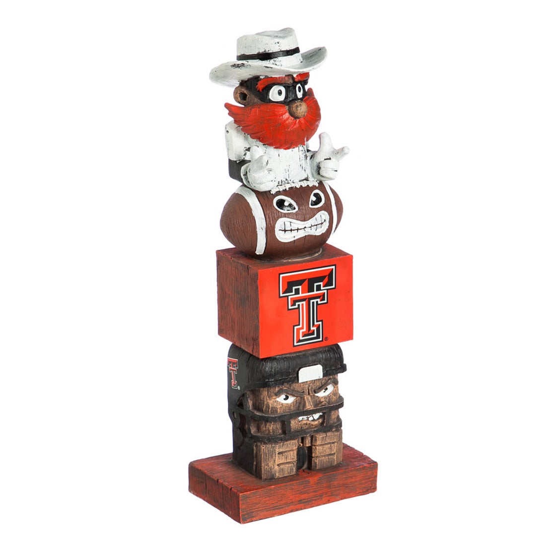 Texas Tech Red Raiders Tiki Team Totem Garden Statue