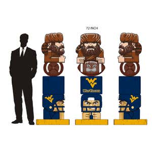 West Virginia University Tiki Team Totem Garden Statue