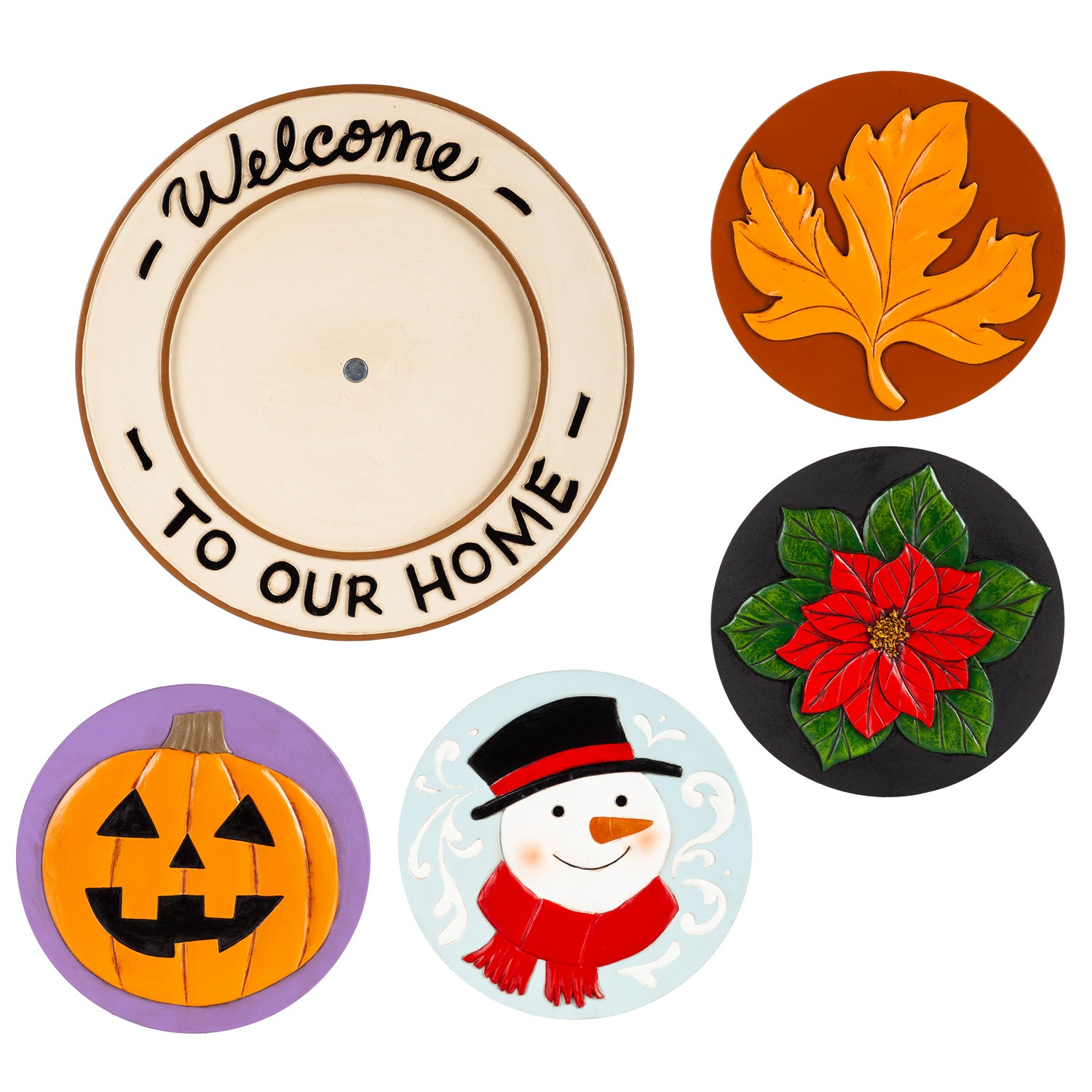 Garden Stone with Interchangeable Holiday Icons