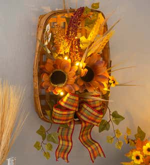 Artificial Sunflower in Basket