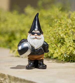 10"H Motorcycle Gnome