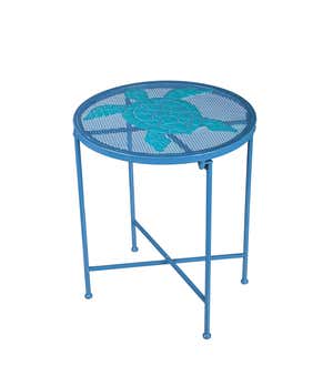 Metal Tortoise Outdoor Table and Chair Set