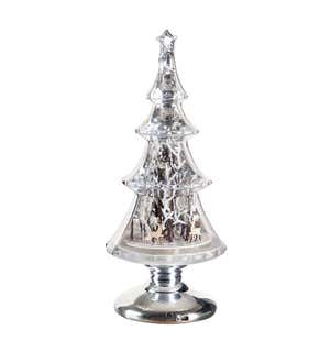 Musical Tree with Winter Scene Tabletop Decor
