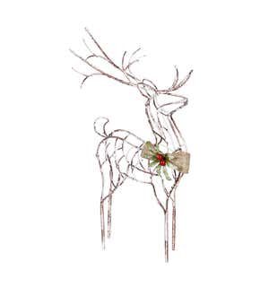 Metal Reindeer Tabletop Décor, Set of 2