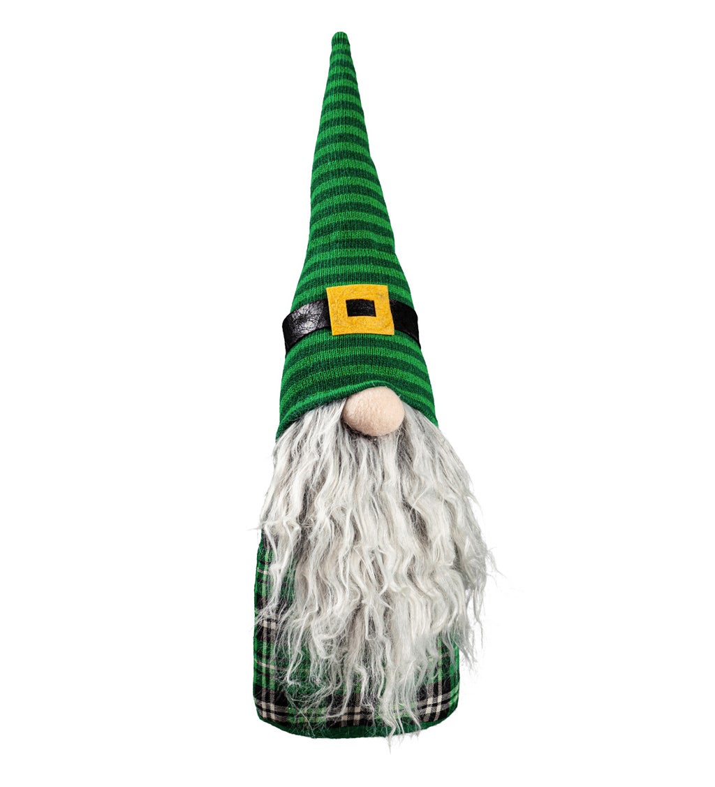 Plush St. Patrick's Day Gnome Table Decor