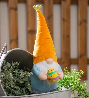 Easter Gnome with Carrot Hat Table Décor