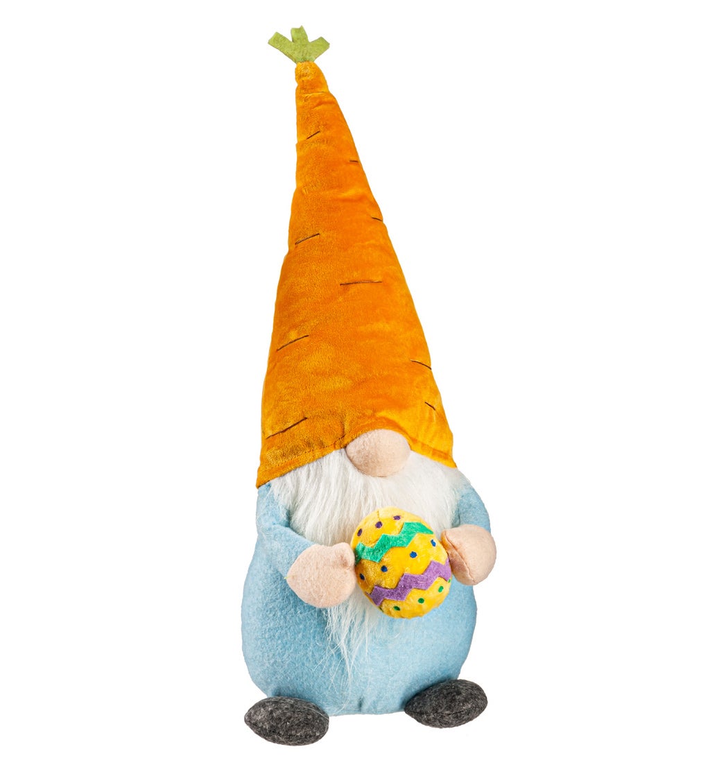 Easter Gnome with Carrot Hat Table Décor