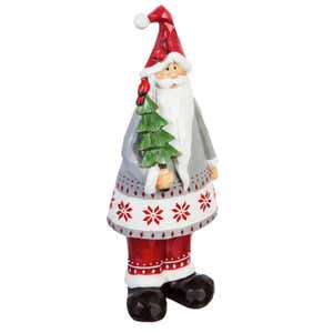 Santa with Tree Tabletop Decoration