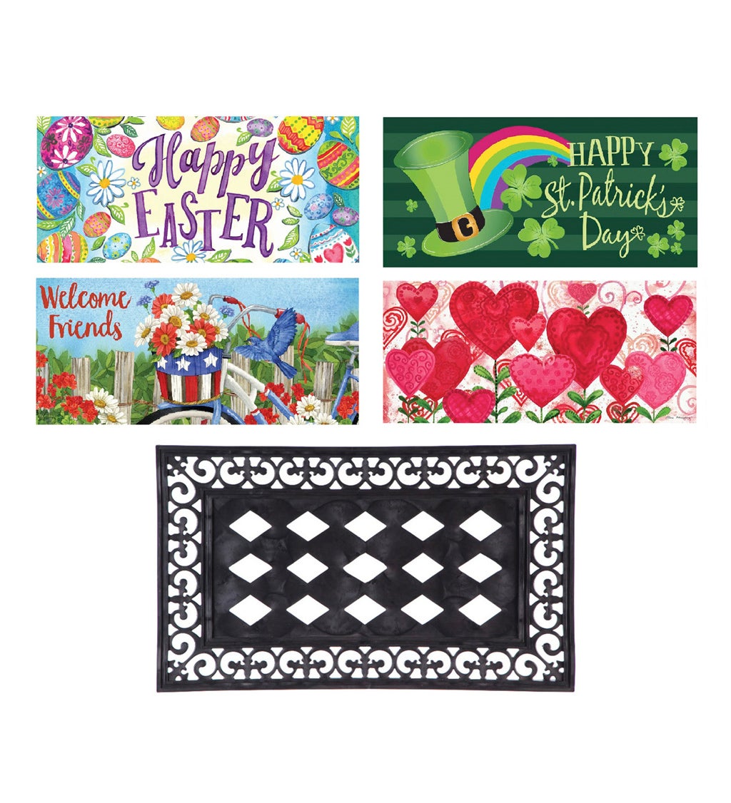 Sassafras Spring Summer Holidays - Easter July Fourth St Patrick's Day and Valentines Day - Set of 5