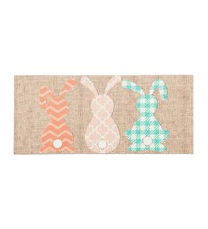 Sassafras Spring Summer Holiday Pastel Bunny Collection Set of 5