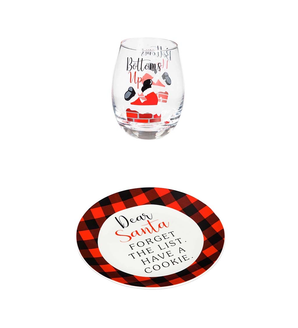 Bottoms Up Cookies for Santa Gift Set