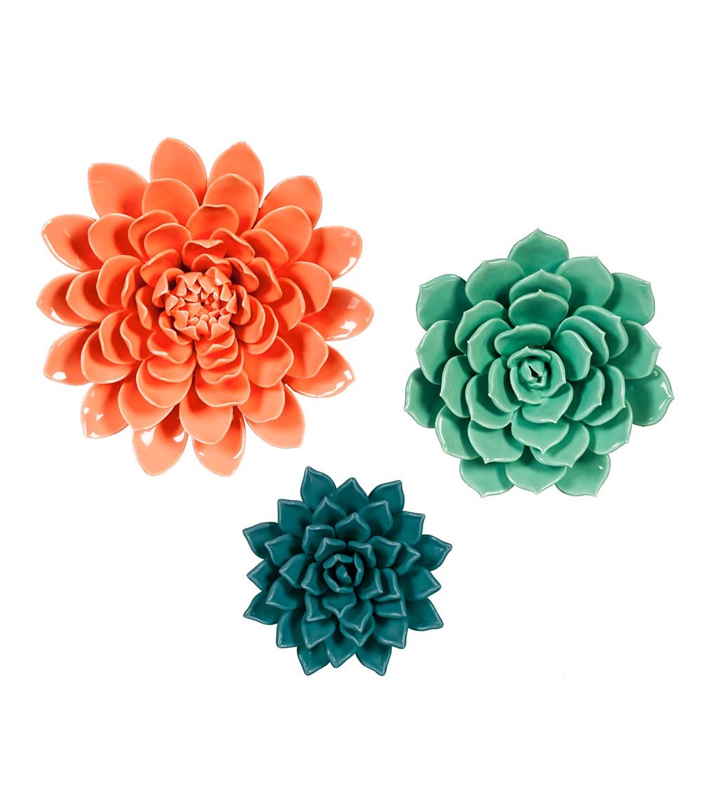Green Movement Ceramic Flower Set