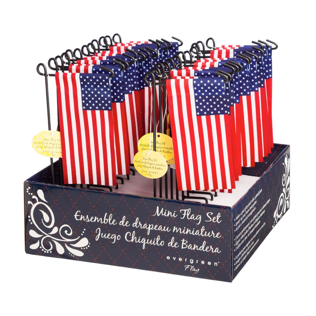 American Mini Flag Boxed Set (set of 24)