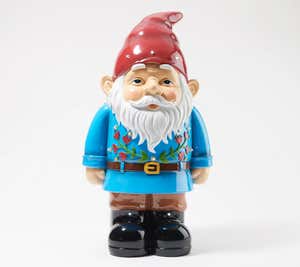 LED Resin Gnome Statue