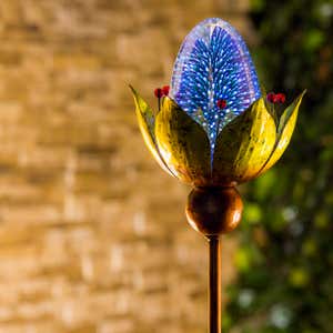 Stargazing Petals and Pollen Solar Garden Stake