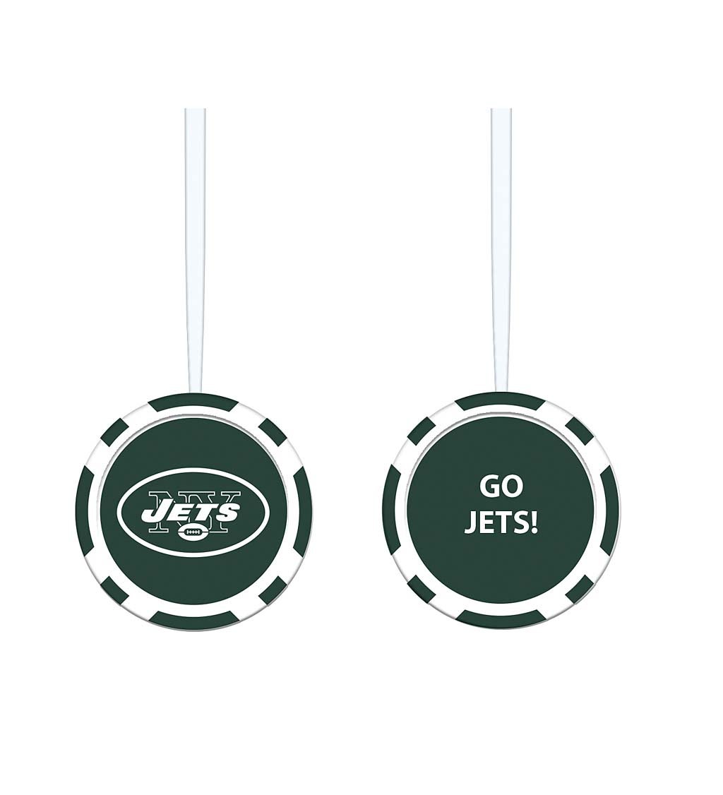 New York Jets Game Chip Ornament