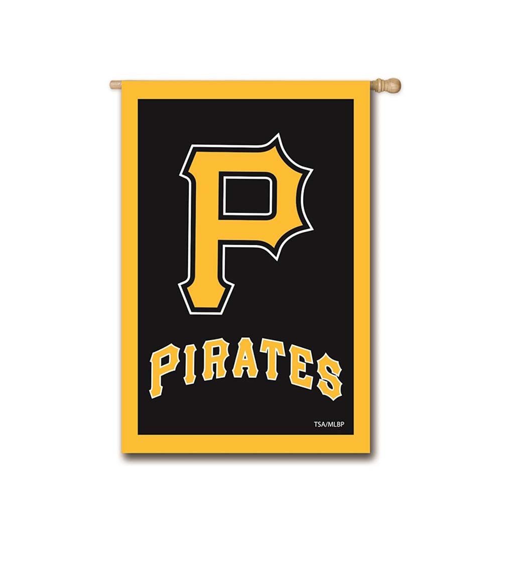 Pittsburgh Pirates Appliqué House Flag