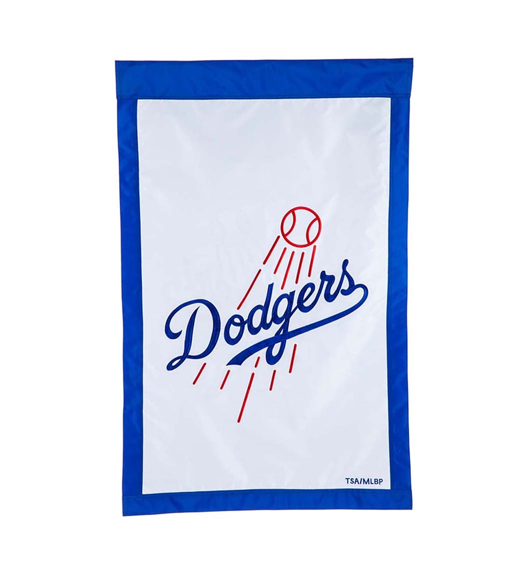 Los Angeles Dodgers Appliqué House Flag