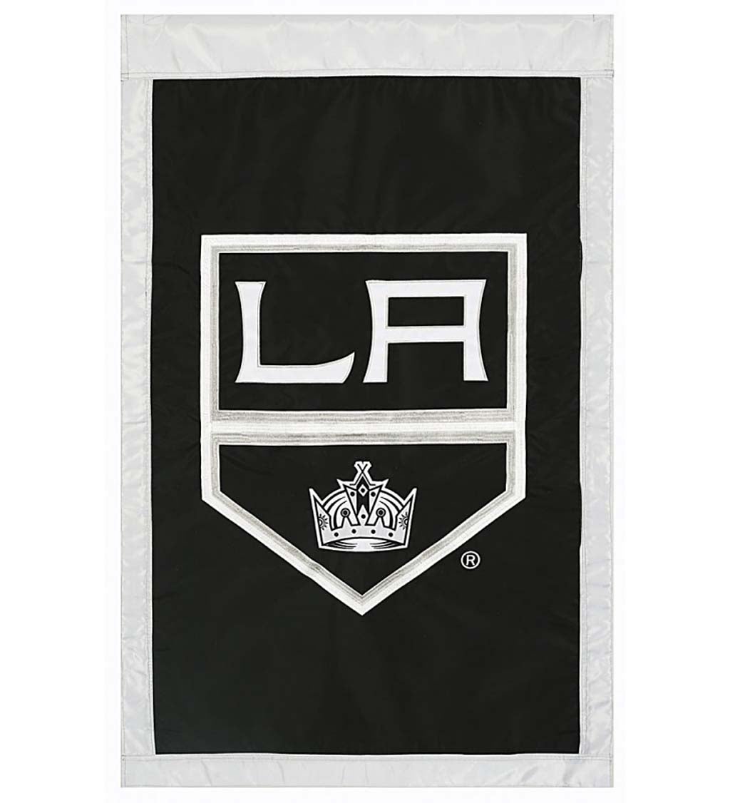 Los Angeles Kings Applique House Flag