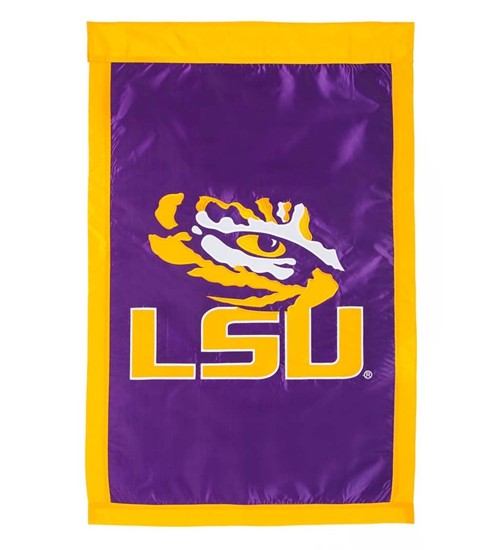 LSU Tigers Eye Applique House Flag