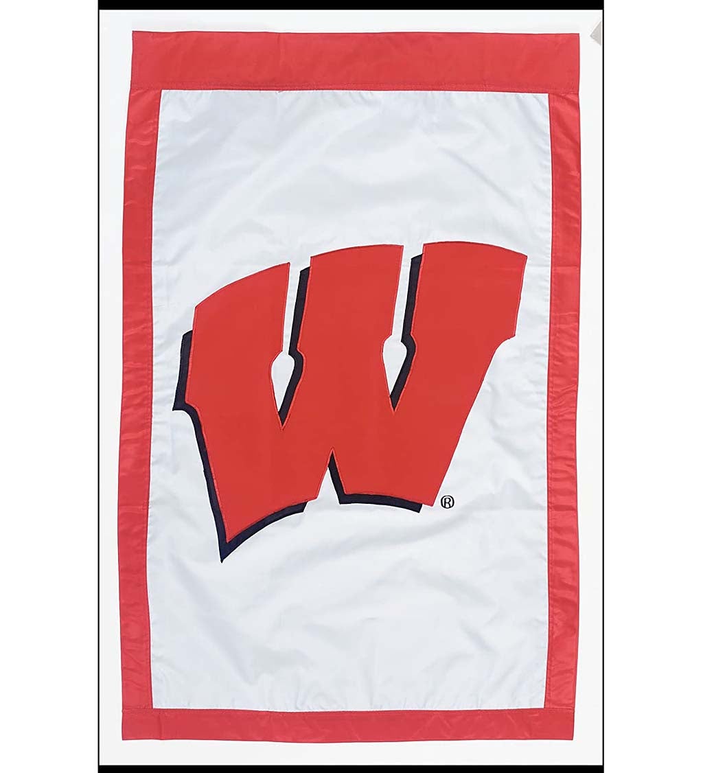 University Of Wisconsin Badgers House Flag