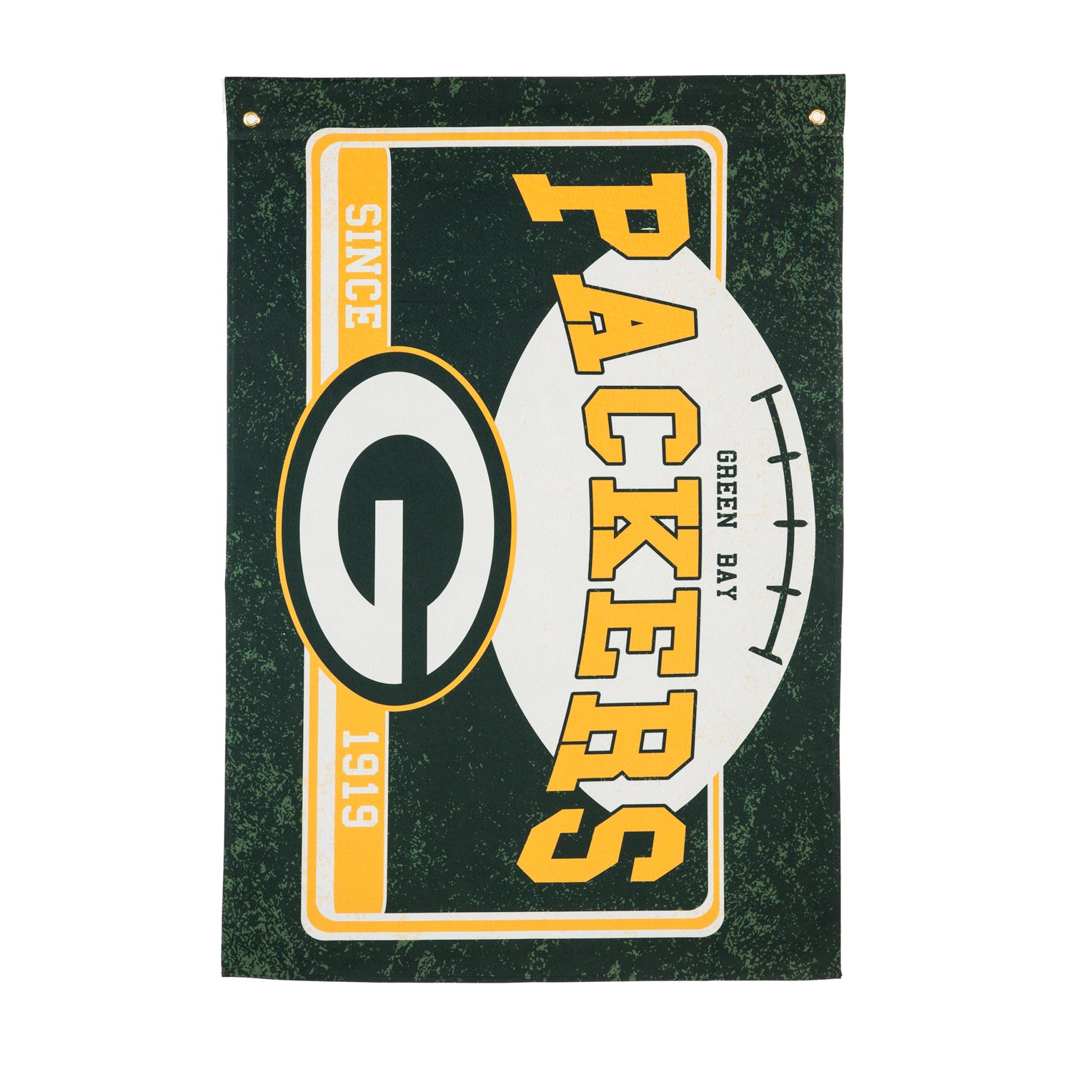 Green Bay Packers Linen Estate Flag