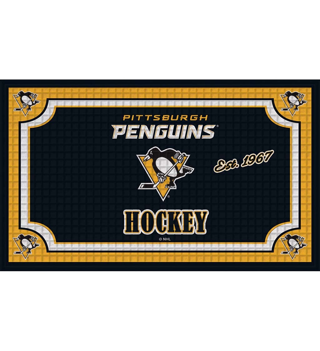 Embossed Door Mat-Pittsburgh Penguins