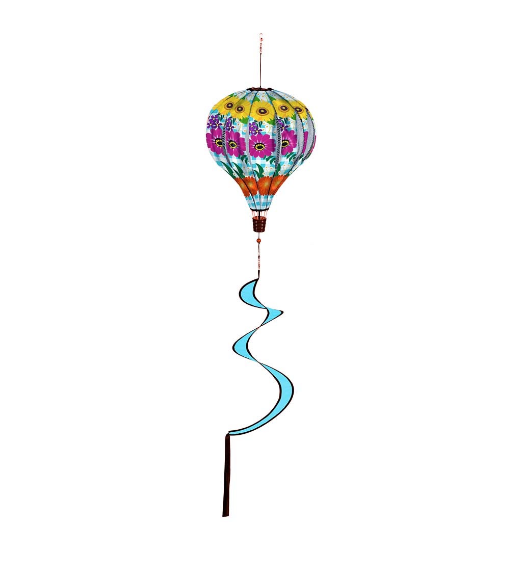Plaid Floral Balloon Spinner