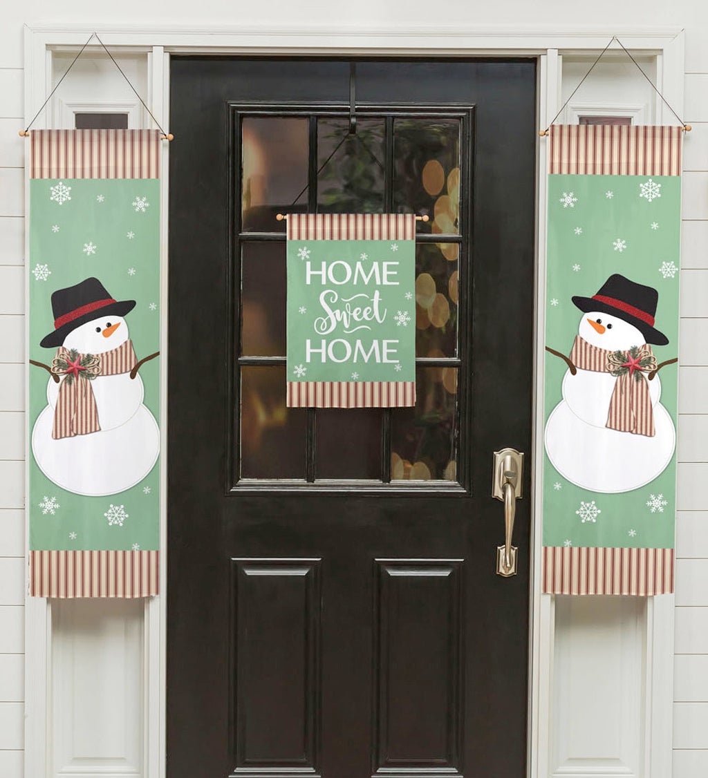 Winter Home Sweet Home Door Banner Kit
