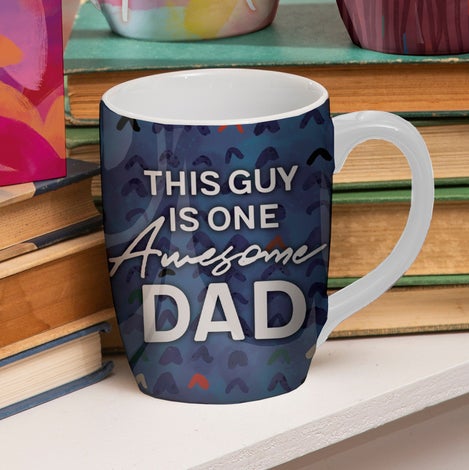 Awesome Dad, 14 oz. Ceramic Cup with Box