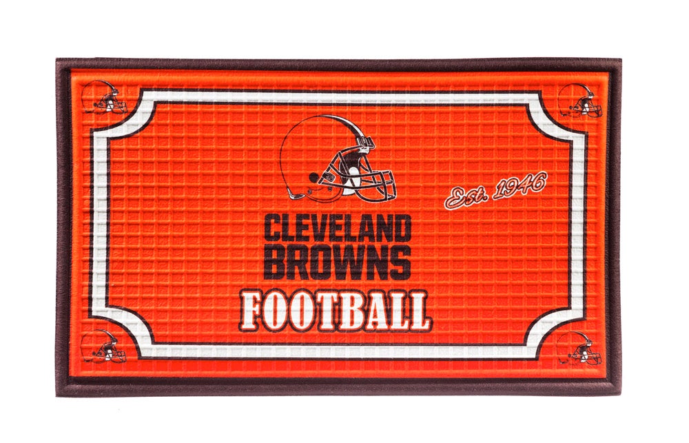 Cleveland Browns Embossed Floor Mat , 30" x 18"