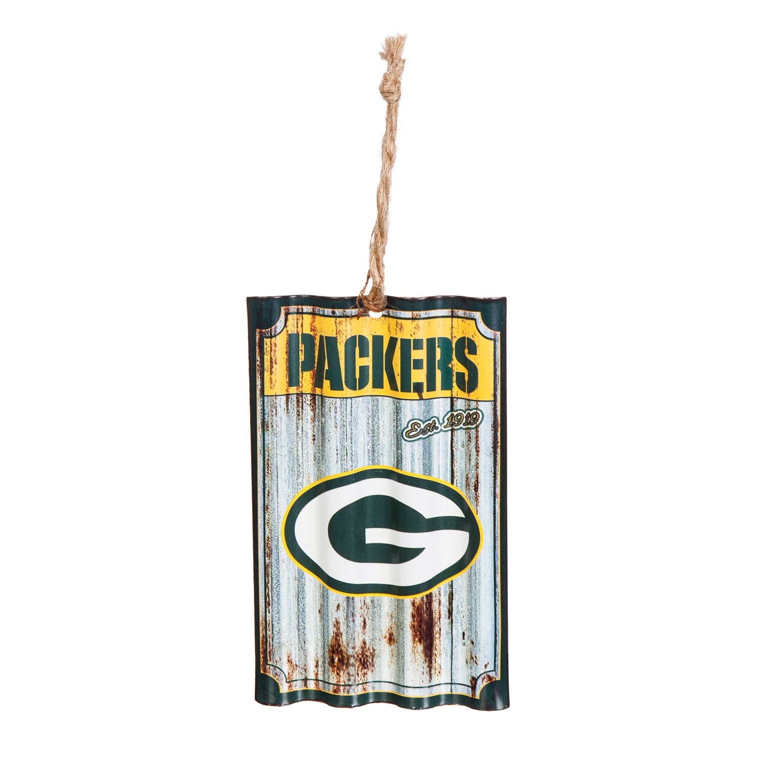 Green Bay Packers Corrugated Metal Ornament