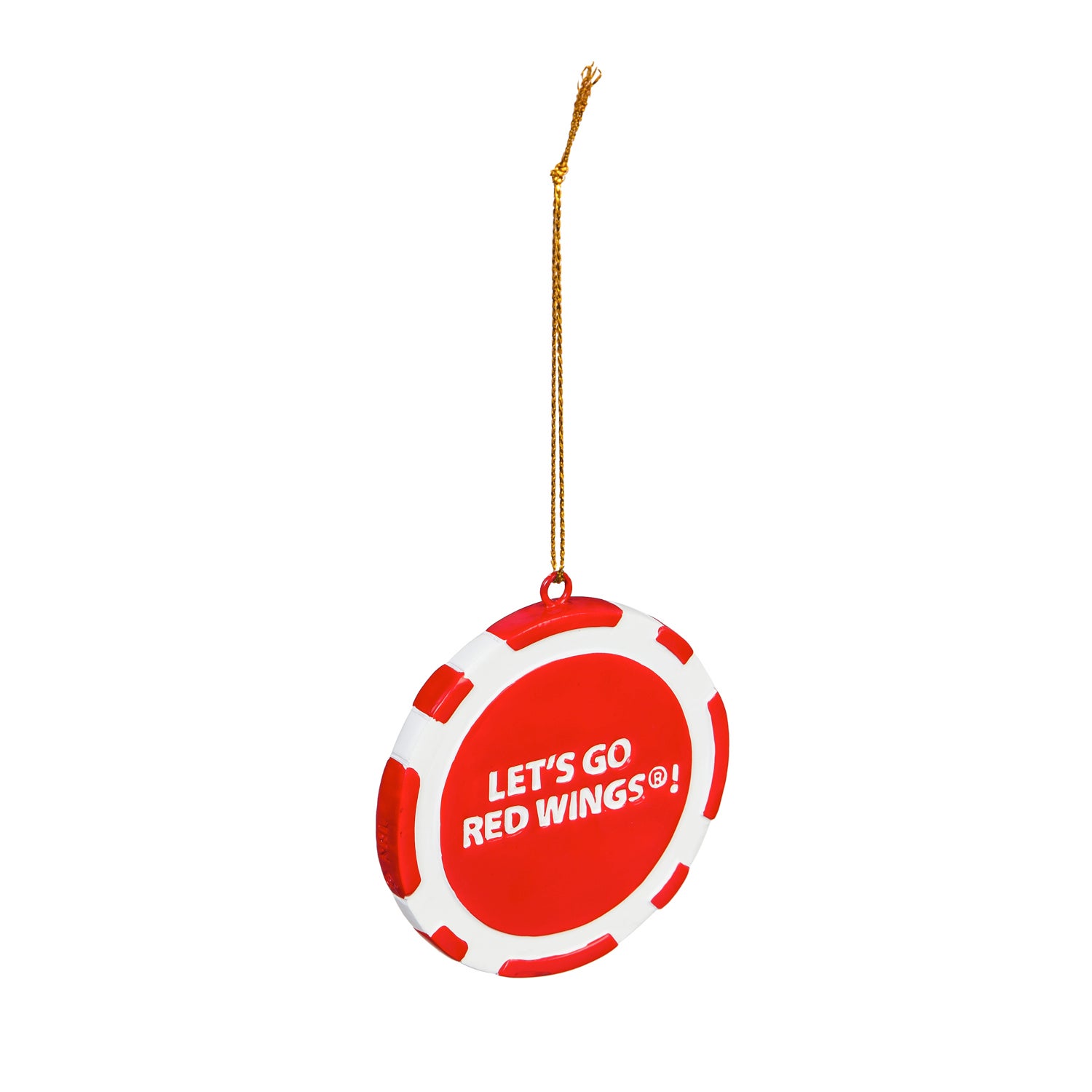 Detroit Red Wings Game Chip Ornament
