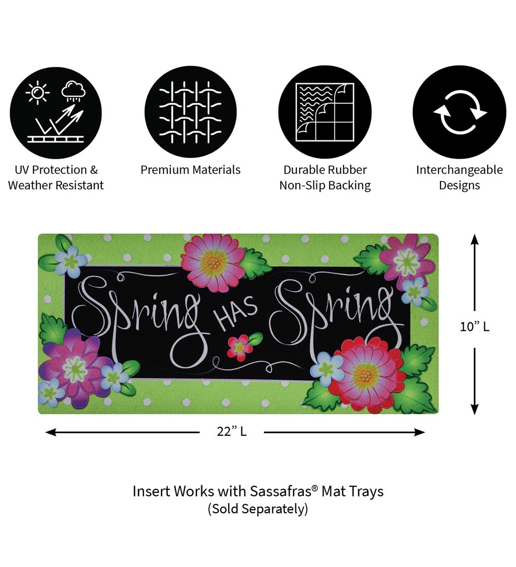Spring has Sprung Sassafras® Floor Mat Insert